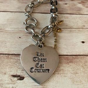 Juicy Couture silver charm bracelet